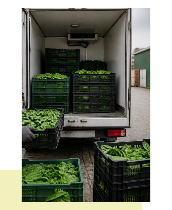 Перевозка шпината в Горячего Ключ с сохранением свежести продукции